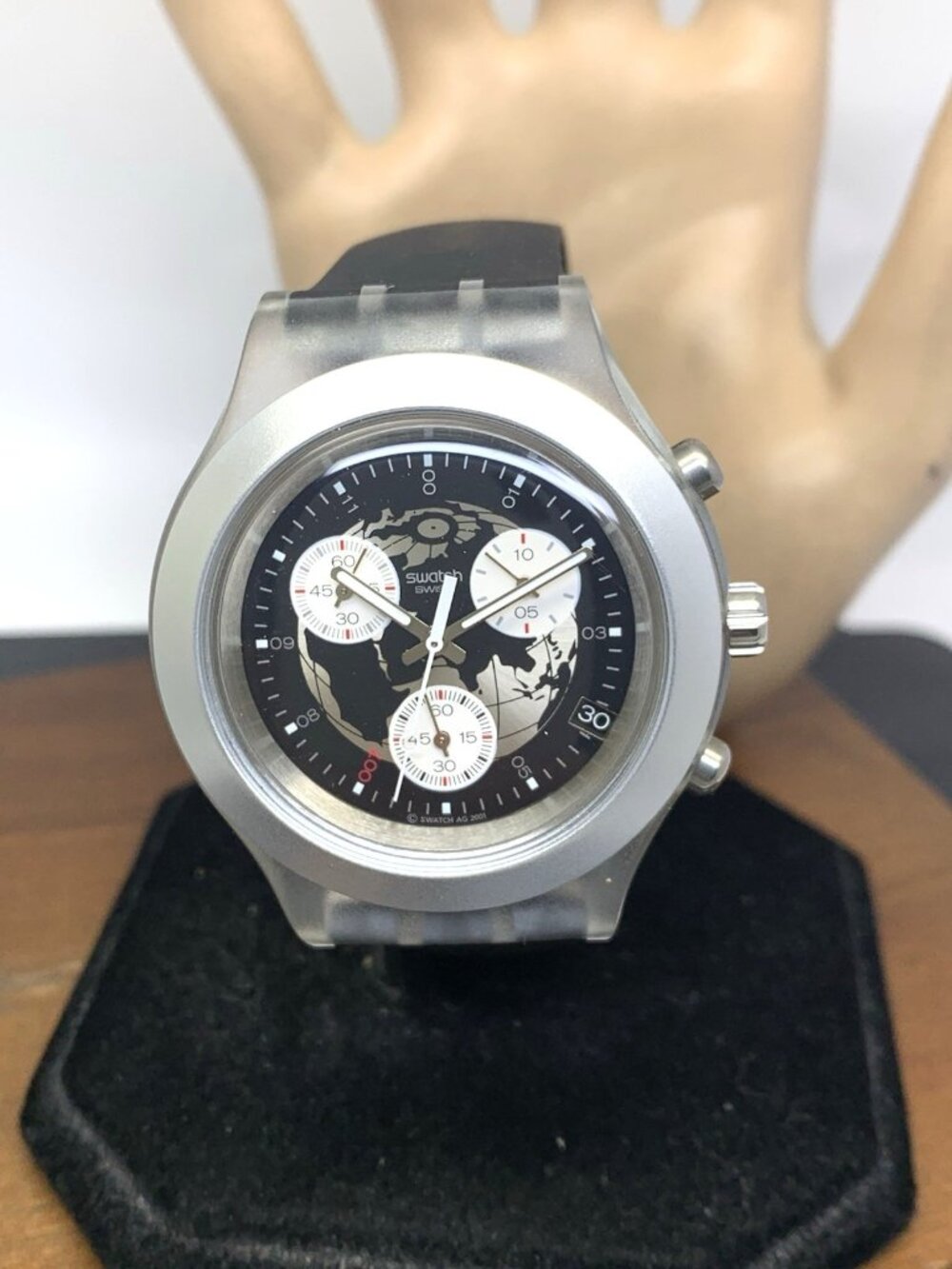 Swatch Men's Watch SVCK4003 James Bond 40th Anniversary Swiss Quartz Chronograph